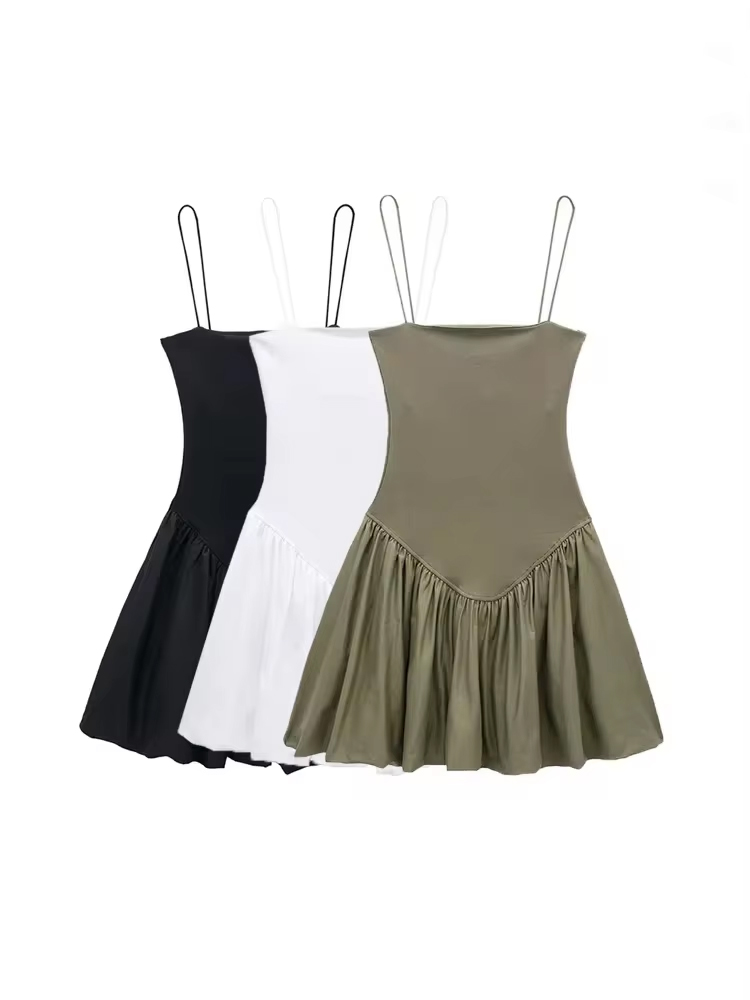 Women's Patchwork Ribbed Popli - Zara Summer Clothing For Women ulasan dan harga