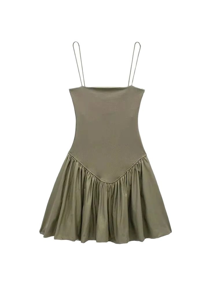Women's Patchwork Ribbed Popli - Zara Summer Clothing For Women ulasan dan harga