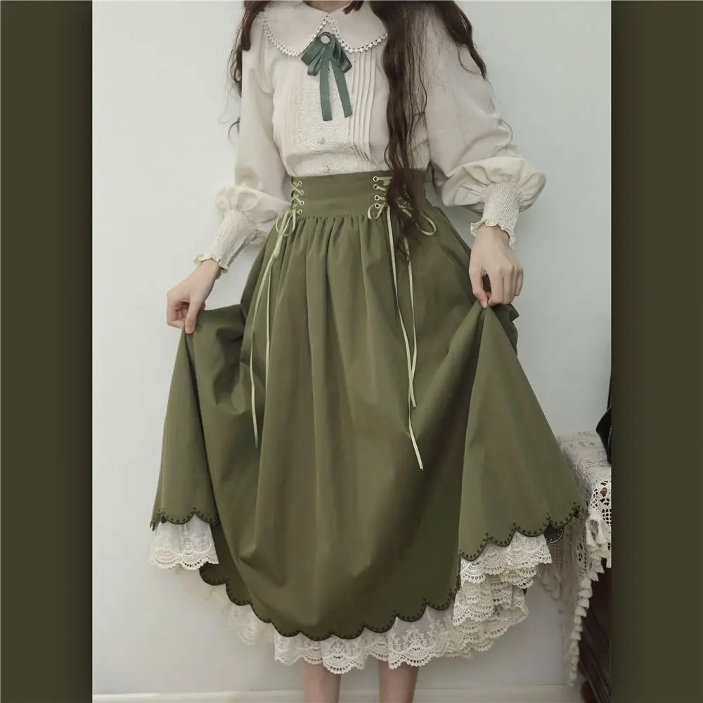 NONSAR Lolita Embroidery Dress - Summer Victorian Clothing ulasan dan harga