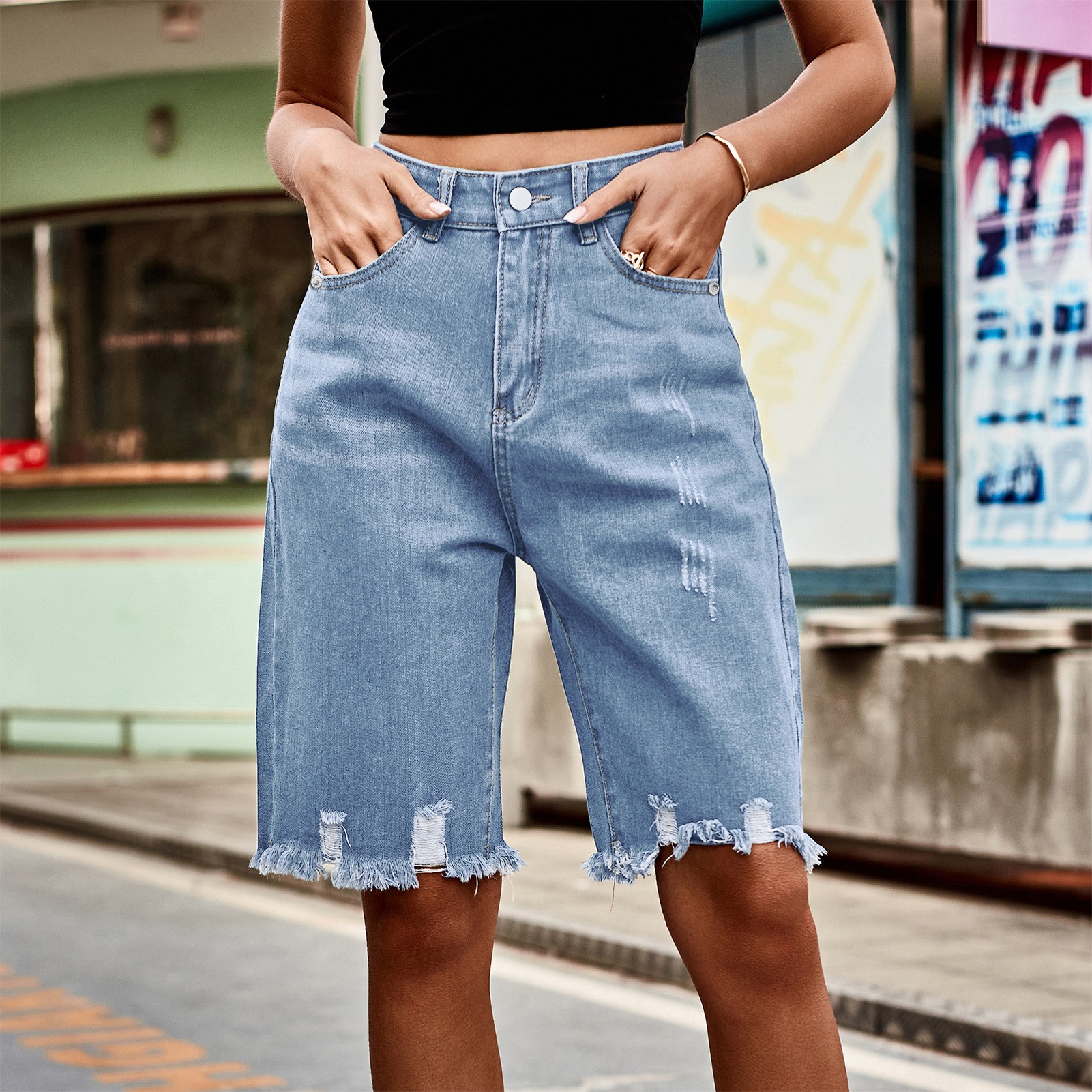 Summer Women's Clothing Distre - Summer Clothing Vintage ulasan dan harga