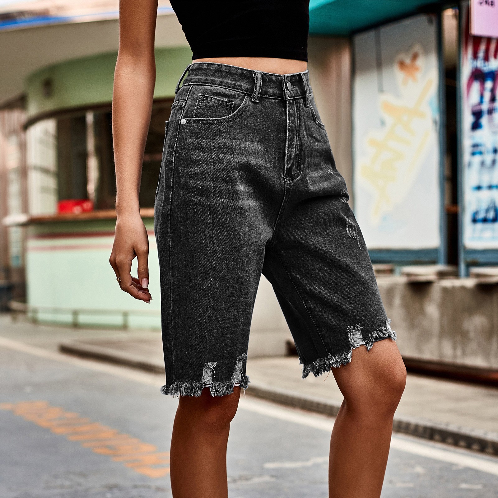 Summer Women's Clothing Distre - Summer Clothing Vintage ulasan dan harga