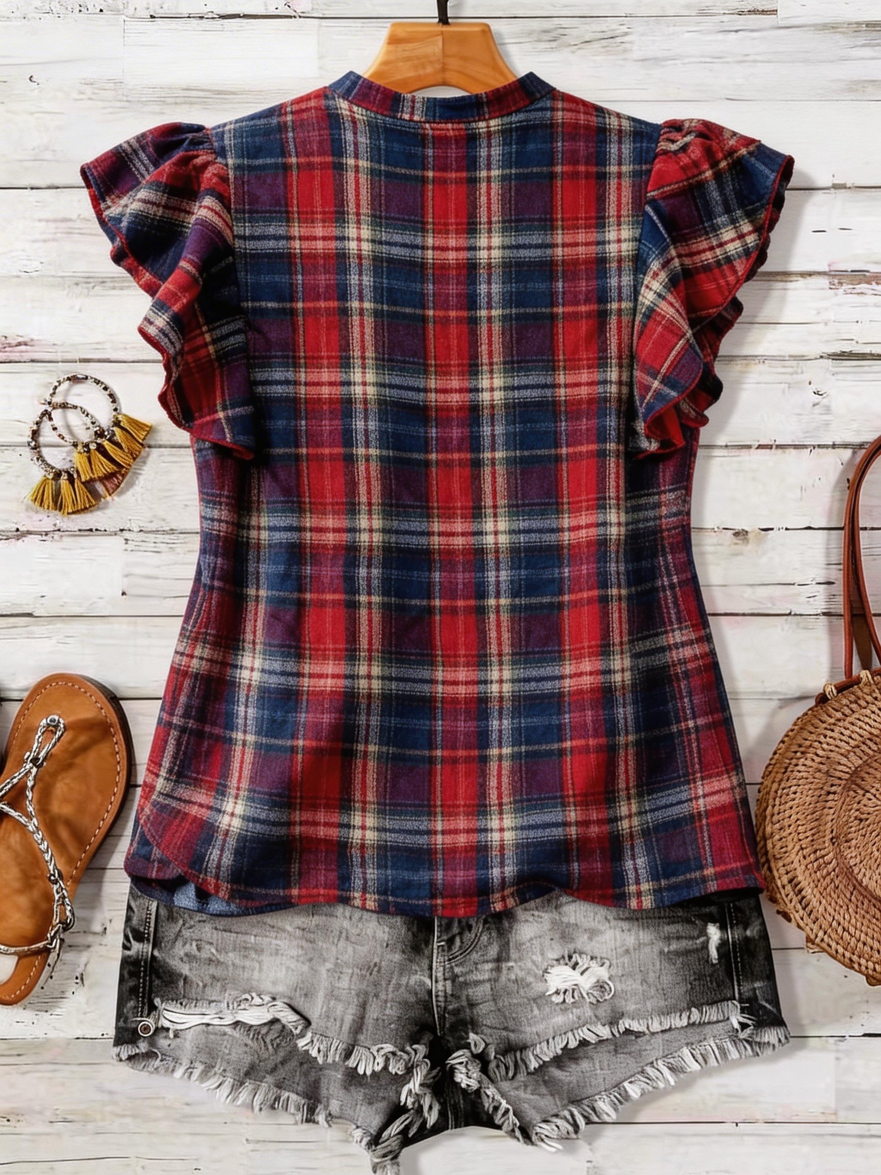 plus Size Retro round Neck Pri - Summer Clothing Vintage ulasan dan harga